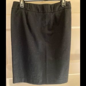 Black pencil skirt